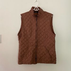 Cut Loose Quilted Brown Vest
